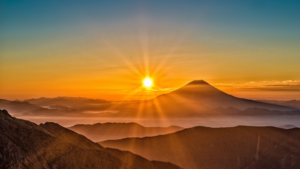 爬富士山